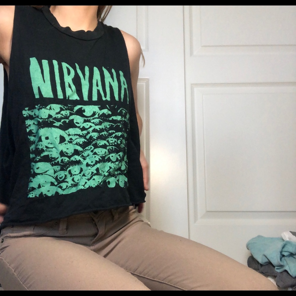 Brandy Melville muscle tank top💚